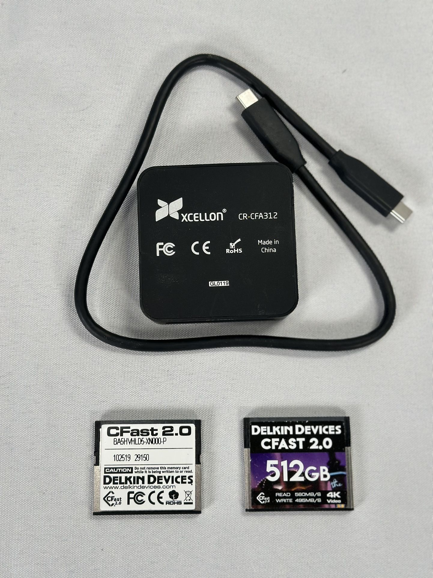 Xcellon CFast 2.0 USB 3.1 Gen 2 TypeC Card Reader for Sale in Las