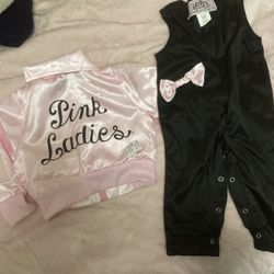Grease Pink Ladies Baby Costume 6-9months