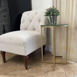 Gold Tables With Glass Top