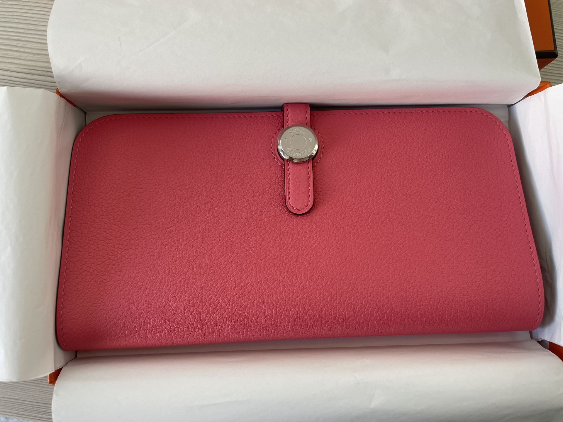 Authentic Hermes Dogon Wallet