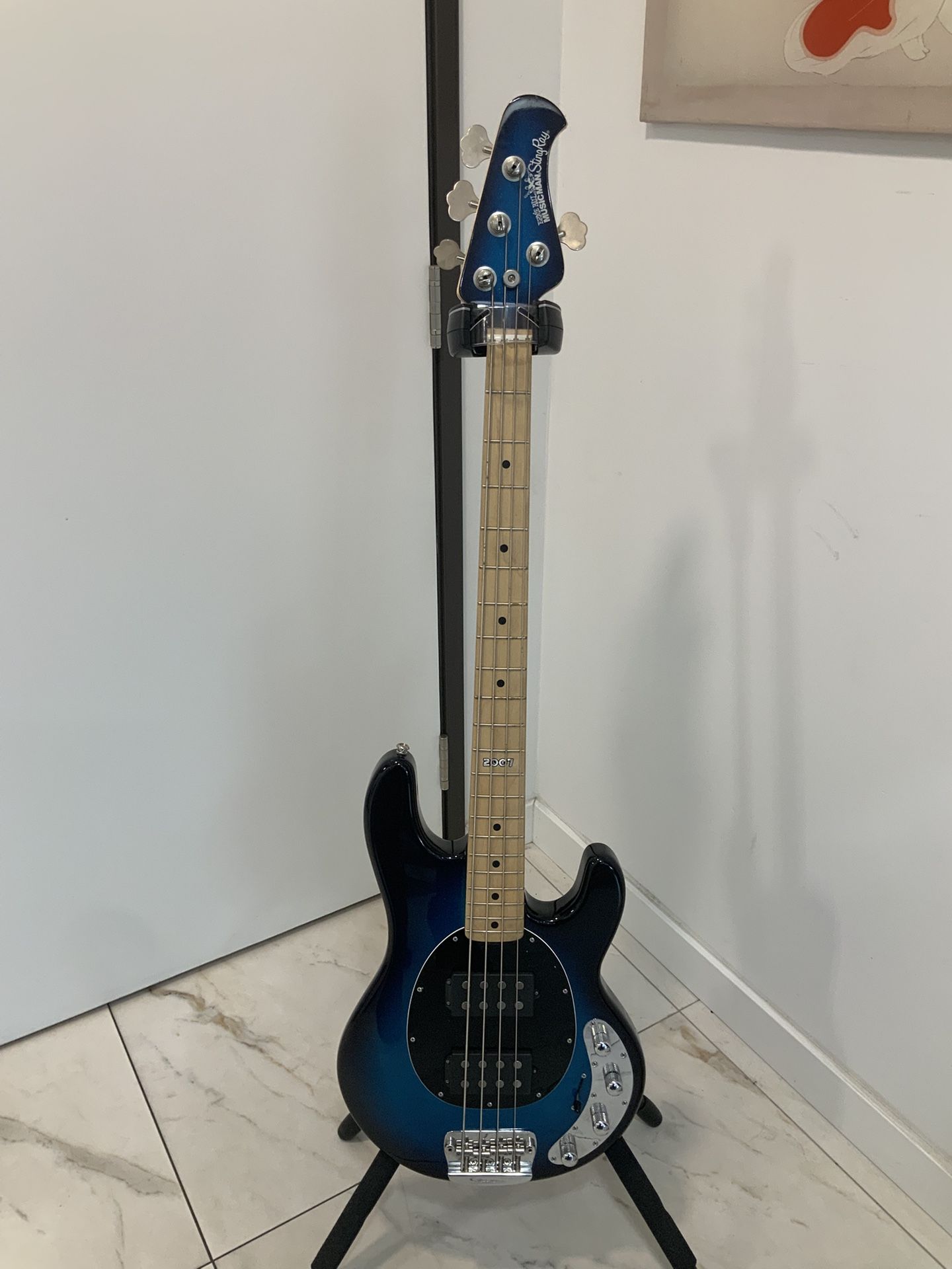 Music Man Ernie Ball Bass Guitar Made In USA 2 Pups Super Clean Read Description Retails $4199.00 Limited Edition