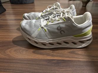 On Cloudsurfer Running Sneakers White Lime