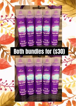 Brand new hair spray bundle (10) for ($30)(Cash only)(price is firm)