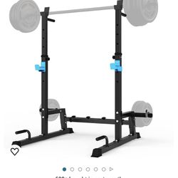 JX FITNESS Squat Rack, Barbell Rack, Bench Press Rack Push Up Multi-Function Weight Lifting Gym/Home Gym