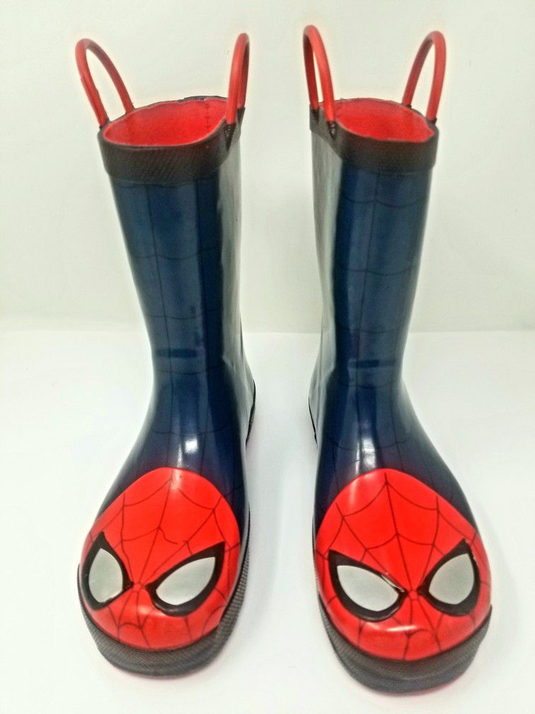 Kids Marvel Ultimate Spiderman Rain Boots Size 3