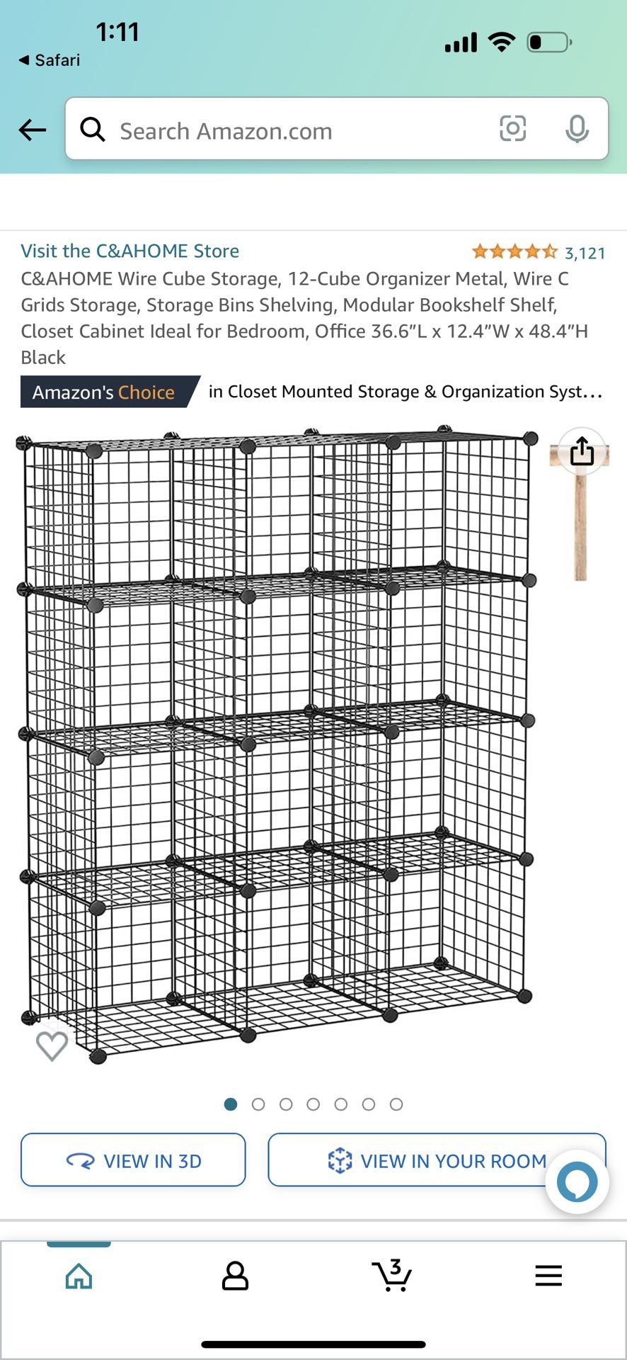 Organizer Cubes (steel) and 4 Storage Box Cubes (images)