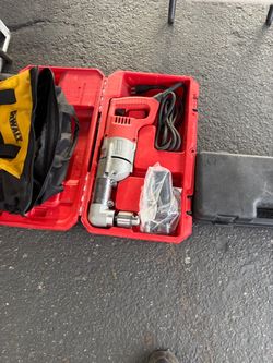 Milwaukee corded right angle drill