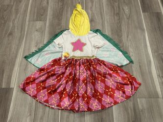 🌈 Trolls Viva Cosplay Dress – Girls Size M (8) 🎤✨
