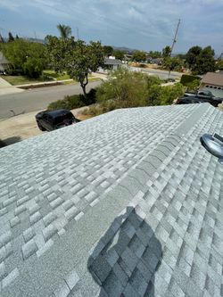Roofing materials plus labor included
