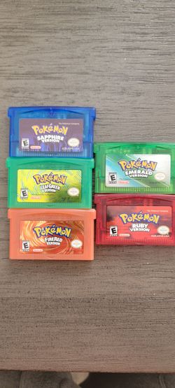 Pokemon GBA games