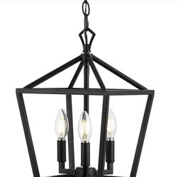 JONATHAN Y JYL7601A Pagoda Lantern Dimmable Adjustable Metal LED Pendant Classic Traditional Farmhouse Dining Room Living Room Kitchen Foyer Bedroom H