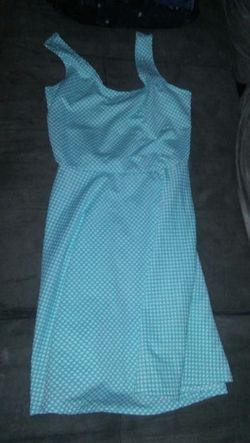 Blue pocket dot size small stretch