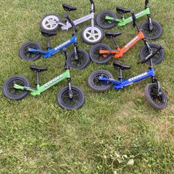 (9) Balance Bikes $20-$90