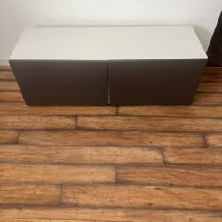 Ikea Besta Brown and white Tv 📺 stand in good condition 