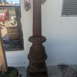 Cast Iron Potbelly Fireplace