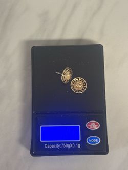 10k gold versace earings real