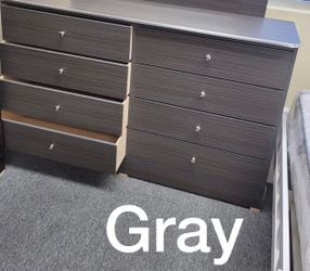 Dresser 8 Drawers Compress Wood