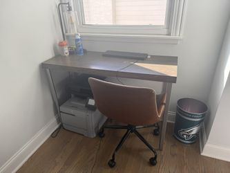 Desk Chair And Printer