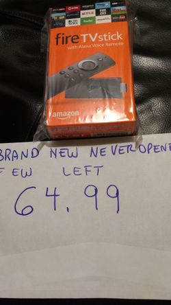 Brand new never opened Amazon Fire TV stick with full warranty 2017
