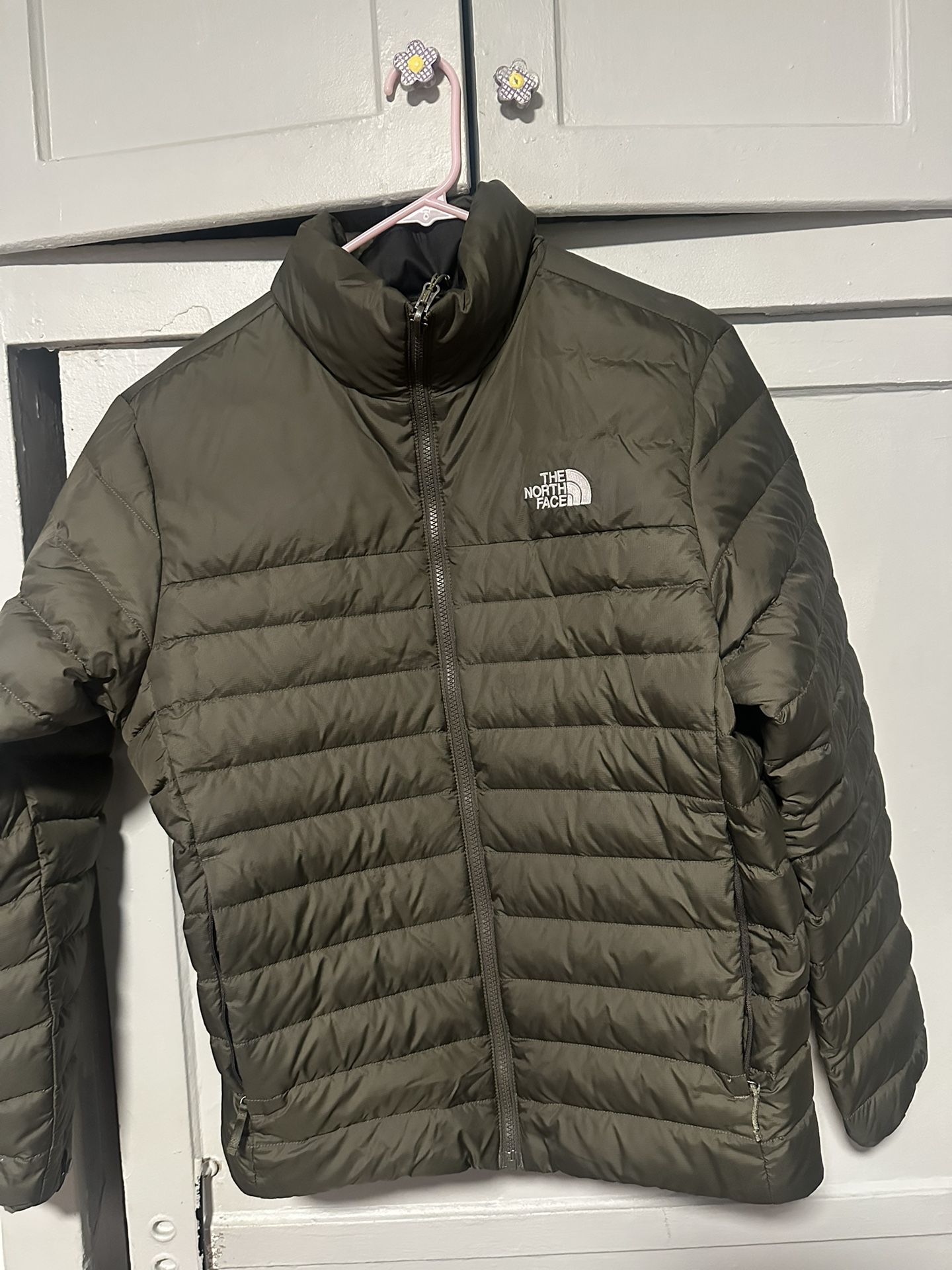 Men’s North Face Puffer Jacket (forest Green Medium)