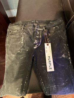 Purple Brand Black Coated Jeans with Tags