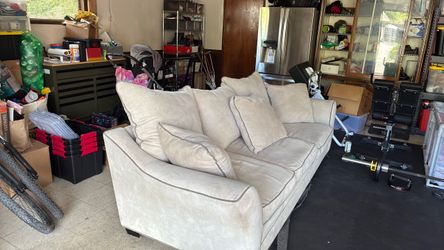 Large comfy used couch - $60