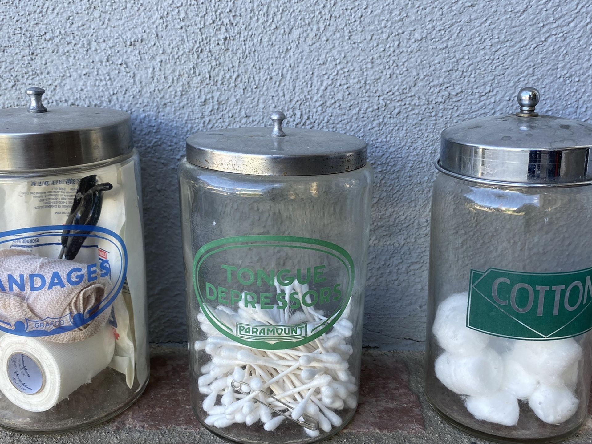 Vintage Apothecary Jars