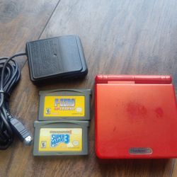 Gameboy Advance SP Red 