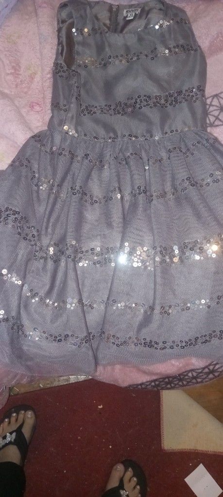 Little Girl Sequins Dress Size 5/6
