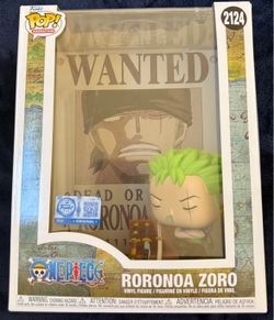 RORONOA ZORO WANTED FUNKO POP!