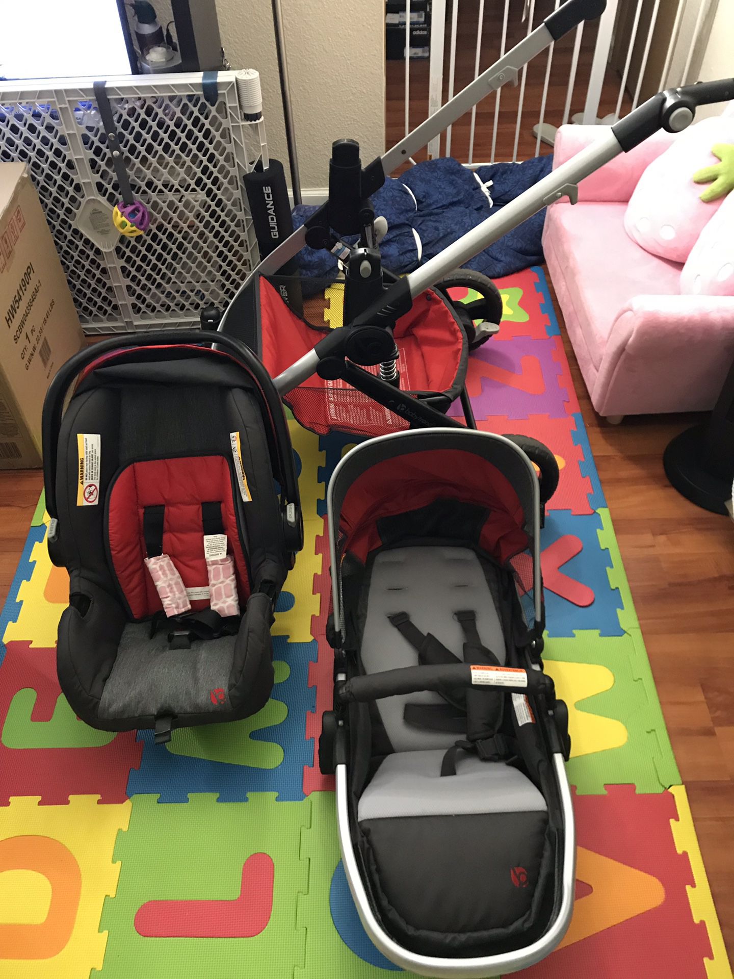 Baby trend car seat with bassinet combo