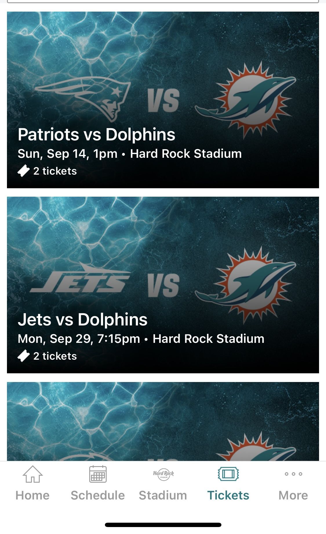 Miami Dolphins Tickets