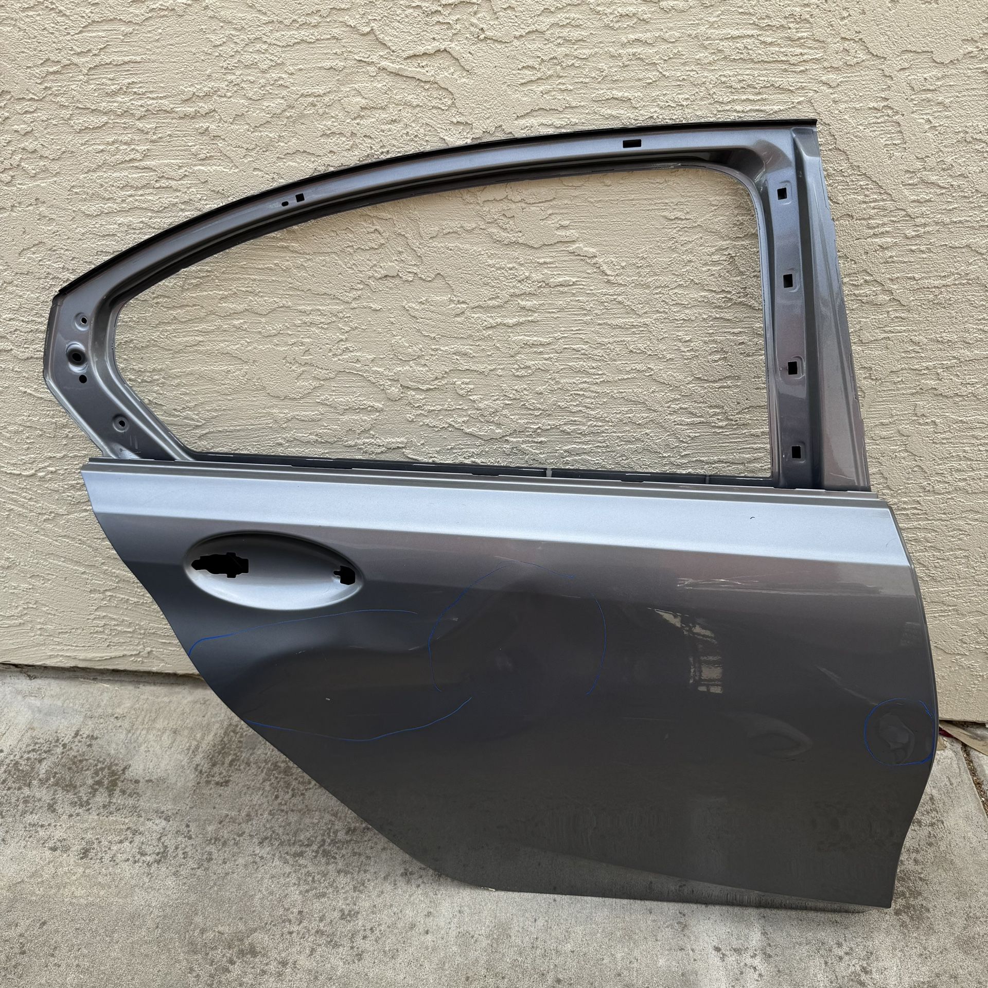 2019-2024 BMW 3-Series G20 330i M4 M34 330e M340i Rear Right Door Shell Gray OEM