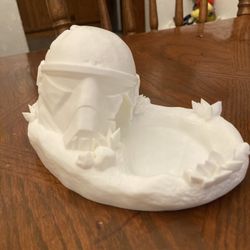 Space Trooper Helmet Dice Tower