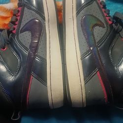 Nike Big Nike High - Metallic Dark Grey/Purple/Pink