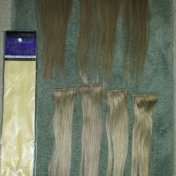Blonde  18 Inch Sensual  Remy Hair extensions with clips