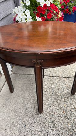 Tables, framed print and other items