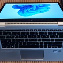 HP EliteBook X360 Touchscreen Laptop Intel Core i5 16 GB RAM 256 GB SSD 1080P LCD Webcam HDMI Wi-Fi & Bluetooth Wireless Windows 11 Professional 