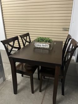 Table And 4 Chairs