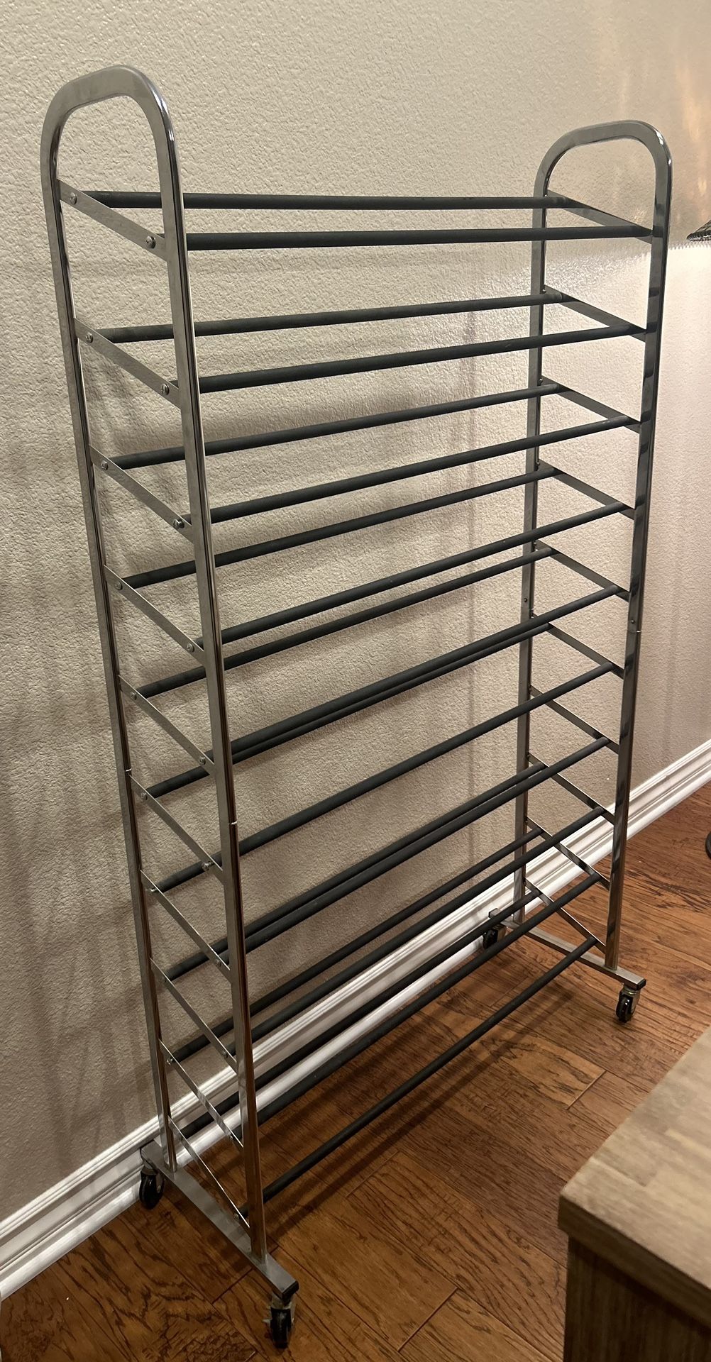 Rolling Shoe Rack