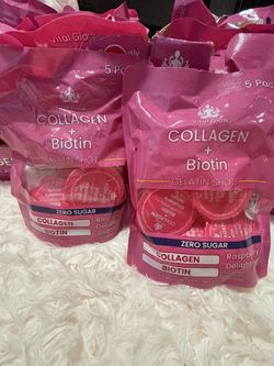 COLLAGEN + Biotin GELATIN SHOTS 2 for $8