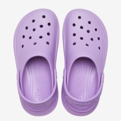 Crocs - Purple Platform Crocs