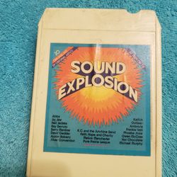 vintage Ronco Sound Explosion 8-track cartridge. 