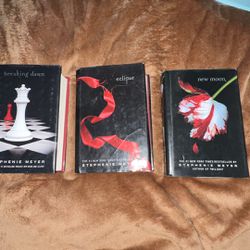 Twilight Hard Cover Books ( 4 , 3 , 2 )