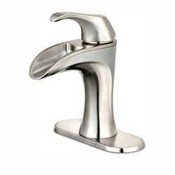 Pfister Brea Single Handle Single Hole Bathroom Faucet Brushed Nickel