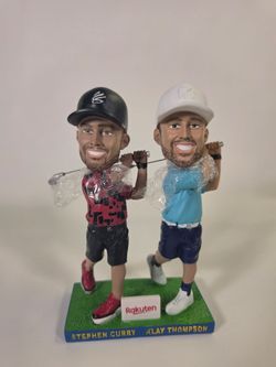 Stephen Curry & Klay Thompson Golf Bobblehead