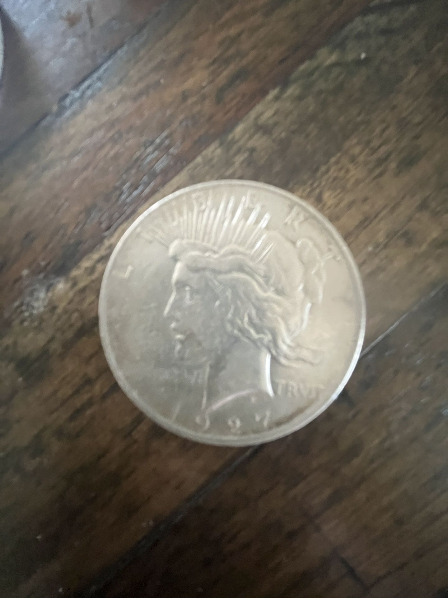 1927 Queen Victoria II Peace Dollar