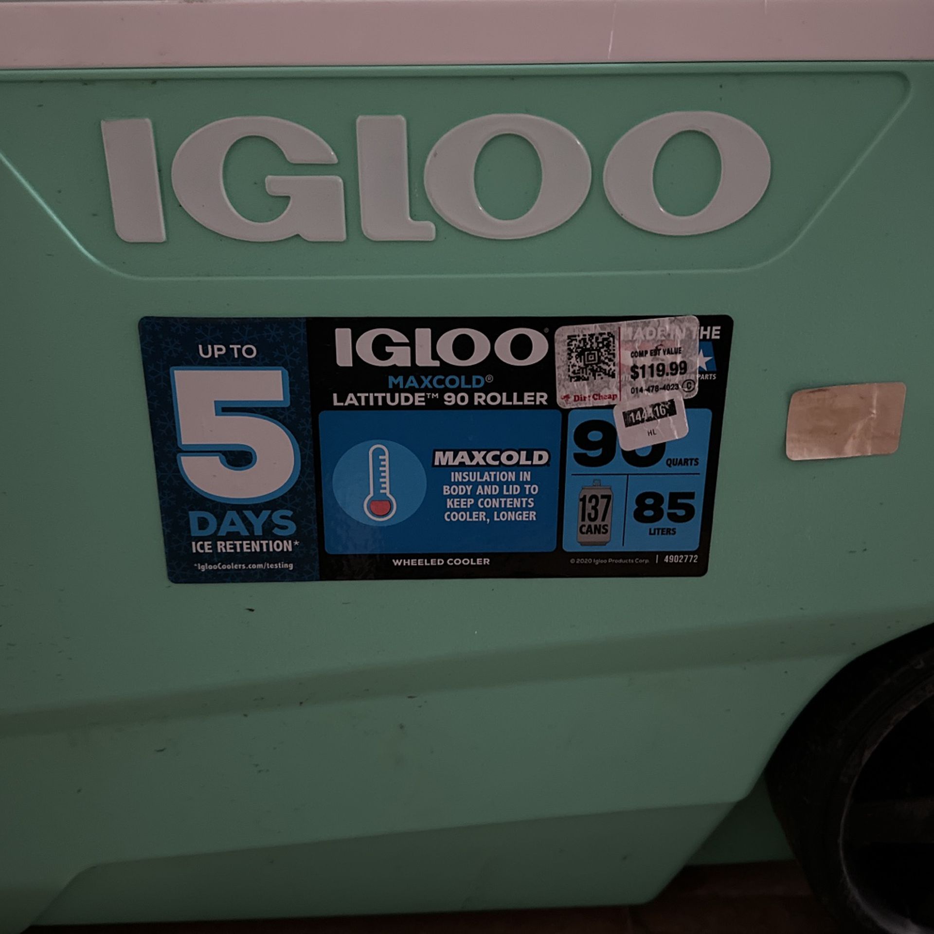 Igloo 85 Liter Cooler 
