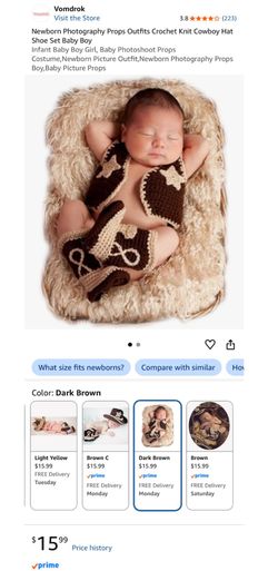 Newborn photo shoot outfit