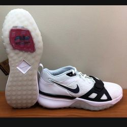 Brand New Nike Air Zoom Diamond Elite Baseball Turf Shoes Platinum White Black Men Sizes 6.5, 8